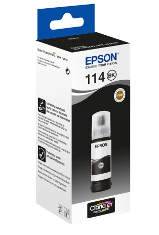 Epson 114 EcoTank Pigment Tintenflasche Schwarz