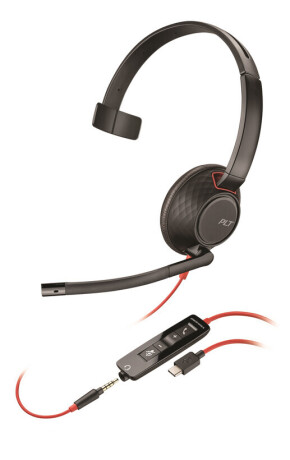 Poly Blackwire 5210, C5210 USB-C - Schnurgebundenes Mono-Headset mit USB-C