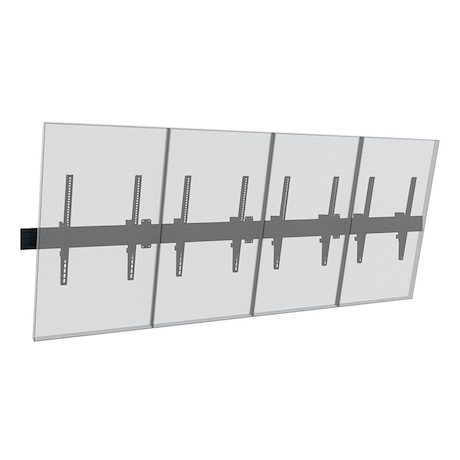 Hagor CPS W4P - Menuboard Wandhalterung für 4x 46-65“ Displays Portrait, max. VESA 400x600