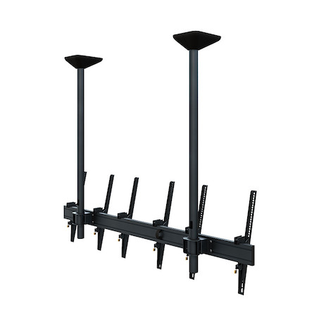 Hagor comPROnents® Menuboard Deckenhalterung für 3 Displays 46-65" Portrait| max. VESA 400x600