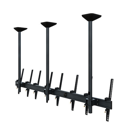 Hagor comPROnents® Menuboard Deckenhalterung für 4 Displays 46-65" Portrait| max. VESA 400x600