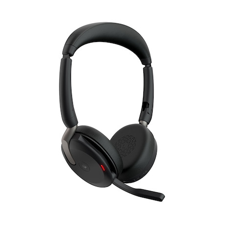 Jabra Evolve2 65 Flex Link380a UC Stereo – schnurloses Stereo Headset mit USB-A - zertifiziert für