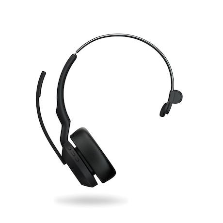 Jabra Evolve2 55 Link380a MS Mono – schnurloses Mono Headset mit USB-A zertifiziert für Microsoft Te