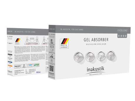 Inaktustik Exzellenz Gel-Absorber-Set, Edelstahl, 45 mm