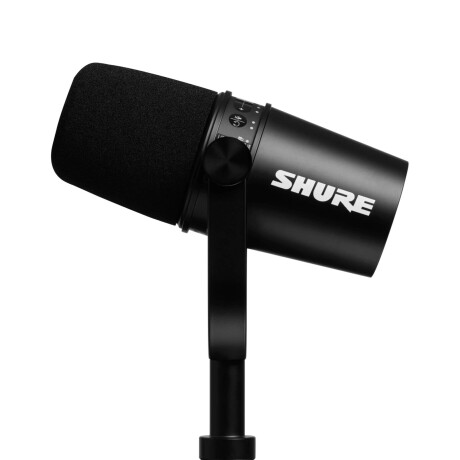 SHURE MV7 Podcast KIT mit USB- und XLR-Ausgängen, Farbe schwarz, inklusive Manfrotto Desktop-Stativ