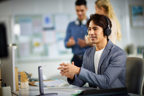 Yealink BH76 Microsoft Teams USB-A Bluetooth-Headset, Schwarz