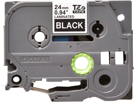Brother TZe-355 Schriftband schwarz/weiß 24mm/8m