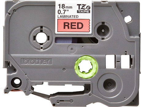 Brother TZe-441 Schriftband schwarz/rot 18mm/8m
