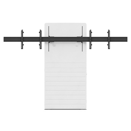 Hagor CON-Line® Big FS Lift Dual 65 - 75" freistehende Medienstele, elektrisch höhenverstellbar