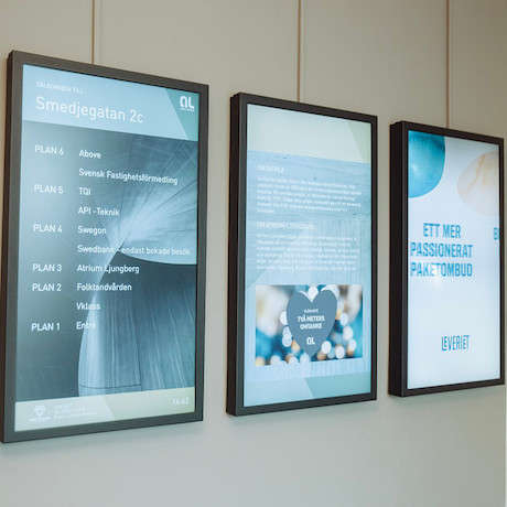 HI-ND 65" Wandgehäuse PROTECT, Hochformat, schwarz