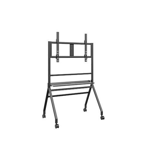 Hagor mobiles Standsystem BrackIT® Scandio in schwarz für ein 55-86" Display