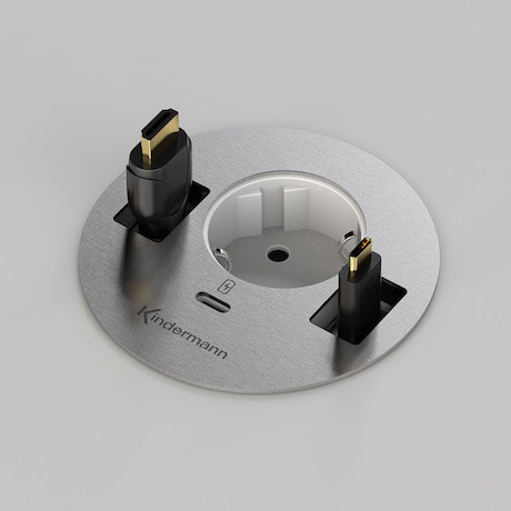 Kindermann CablePort table³ Strom USB/C + Kabel