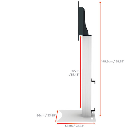 celexon Display-Ständer Fixed-42100P (mit Standfuß) - Demo