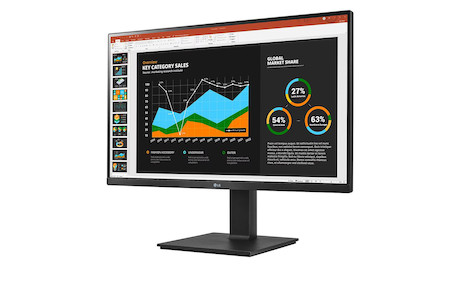 LG 27BQ75QB-B 27" IPS-Monitor mit QHD & USB Type-C™