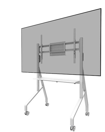 Neomounts FL50-525WH1 mobiler Bodenständer für 55-86" Bildschirme - Weiß