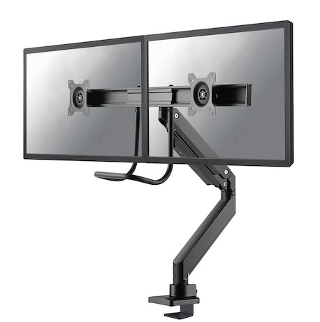 Neomounts NM-D775DXBLACK Tischhalterung für zwei Flachbildschirme bis 32" | 8 kg (pro Bildschirm)
