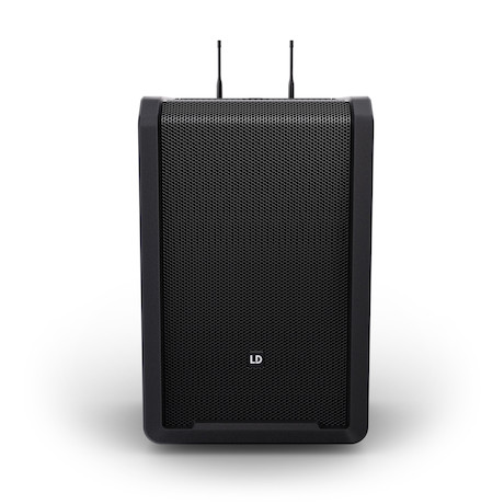 LD Systems ANNY 10 HBH 2 B8 10" Mobiler Bluetooth® PA-Lautsprecher mit Akku, Mixer, 1x Funkmikrofon