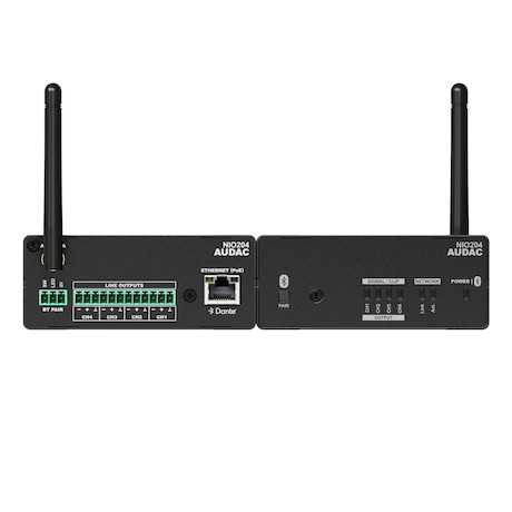 AUDAC NIO204 Dante-Audio-Mixer - 4 x Line-Ausgang