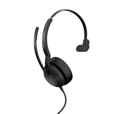 Jabra Evolve2 50 - USB-A/USB-C - schnurgebundenes Mono Headset zertifiziert für Microsoft Teams | oh
