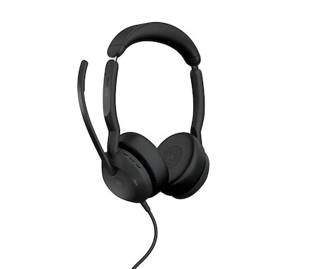 Jabra Evolve2 50 - USB-A/USB-C - schnurgebundenes Dual Headset zertifiziert für UC-Plattformen | ohn