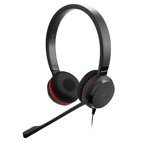 Jabra Evolve 20 SE - USB-A/USB-C - schnurgebundenes Dual Headset zertifiziert für Microsoft Teams