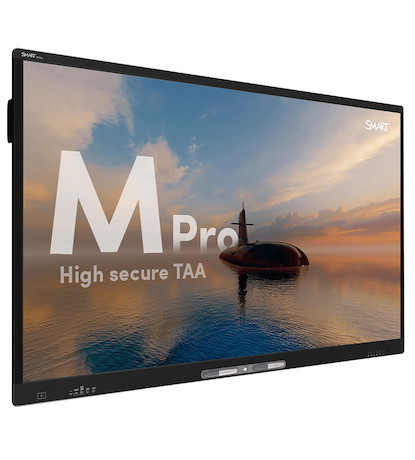 SMART Board M465 65" Pro High Secure interaktives Display TAA-Serie ohne Android/SMART iQ™, Mic-Arra