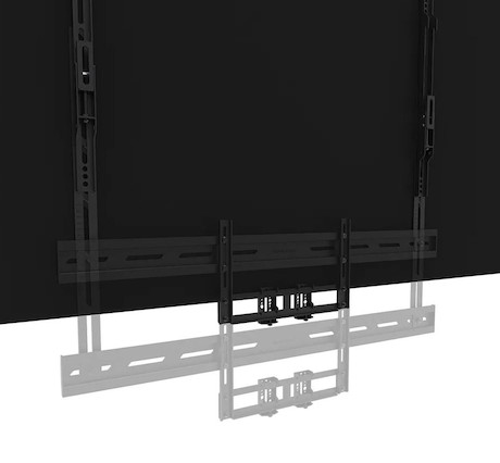 Neomounts AV2-500BL Befestigungskit für Video-Leiste | Bildschirmgröße 43-110" | VESA - max 10 kg |