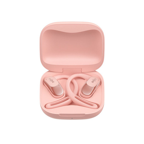 SHOKZ OpenFit Air Open-Ear-Design Bluetooth Kopfhörer mit 28 Stunden Wiedergabezeit | Farbe: Pink