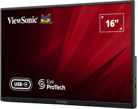ViewSonic VA1650 16“ leichter tragbarer USB-C Monitor