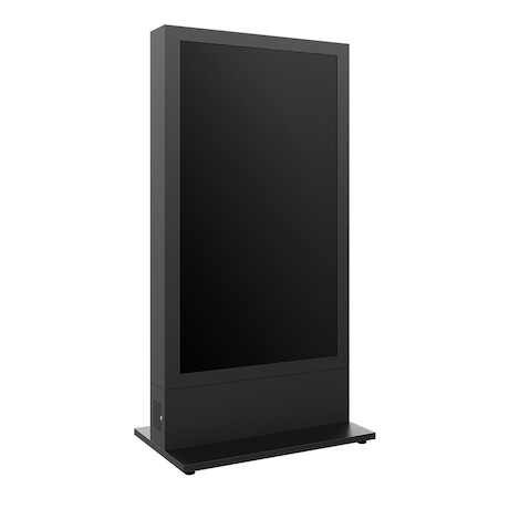 Hagor HP Kiosk 65″ FS Indoorstele zur freien Aufstellung | Einzelhalterung | Portrait-Format | Bilds