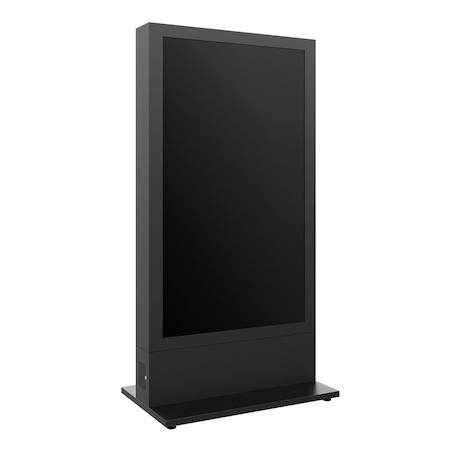 Hagor HP Kiosk 75" FS – B2B Indoorstele für zwei Bildschirme, Back-to-Back | Portrait-Format | Bilds