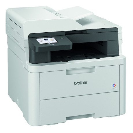 Brother DCP-L3560CDW Kompaktes 3-in-1 Farb-LED Multifunktionsgerät mit WLAN/LAN, ADF und Duplexdruck
