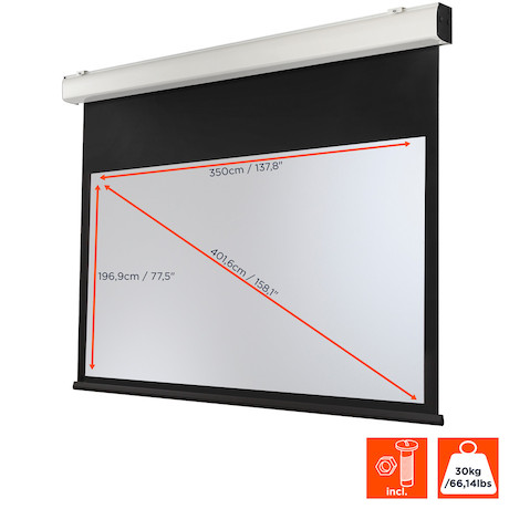 celexon Leinwand Motor Expert XL 350 x 197 cm - Demoware