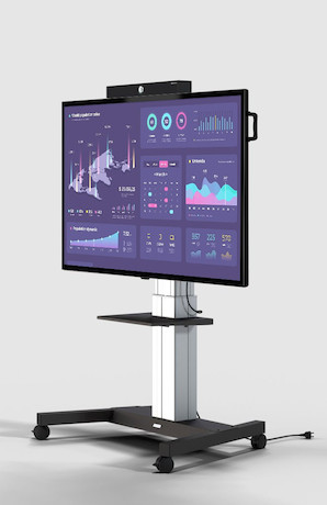 Kindermann Huddle Bundle Meet 75M² intelligente All-in-One Lösung für Konferenzen und Zusammenarbeit