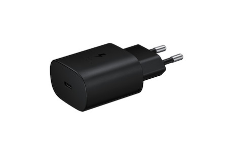 Samsung Galaxy Fast Charger 25W ohne Kabel Schwarz Blister