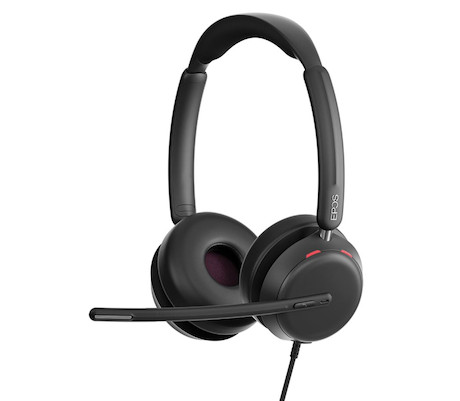EPOS IMPACT 860T ANC - kabelgebundenes Dual Headset mit USB-A/ USB-C mit ANC | zertifiziert für Micr