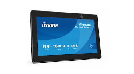 iiyama ProLite TW1625LASC-B3PNR 16" PCAP Touchmonitor mit Android-Betriebssystem, NFC-/RFID-Lesegerä