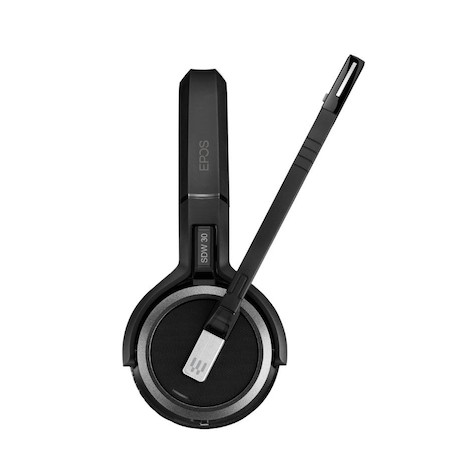 EPOS IMPACT SDW 30 HS - kabelloses USB-A Mono Premium-DECT-Headset | zertifiziert für Microsoft Team