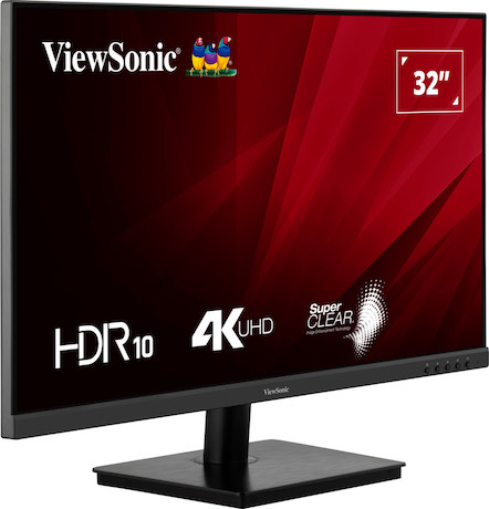 ViewSonic VA3208-4K-HD 32" 4K UHD Monitor mit HDR 10, Dual HDMI und DisplayPort