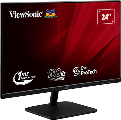 ViewSonic VA2432-MHD-3 24" Full-HD-IPS-Monitor mit 100 Hz, DisplayPort, HDMI und VGA