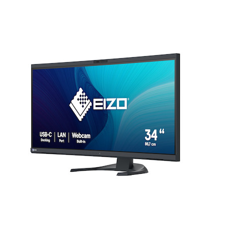 EIZO EV3450XC FlexScan Monitor in Schwarz