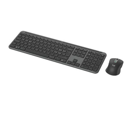 Logitech Signature Slim Combo MK950 Tastatur-Maus-Set, Grafit