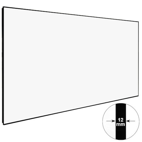 DELUXX Cinema Hochkontrast-Rahmenleinwand SlimFrame 221 x 124cm, 100" - DARKVISION - Demoware