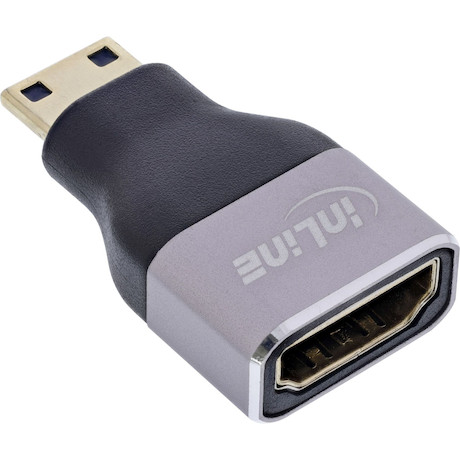 InLine HDMI Adapter, HDMI A Buchse / Mini HDMI C Stecker, 8K UHD