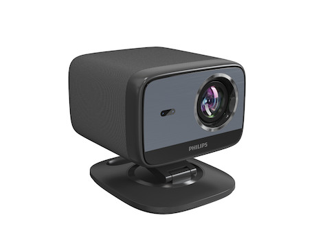 Philips NeoPix 450 Smart Full HD kompakter LED Projektor mit um 180 Grad drehbarem Ständer und einem