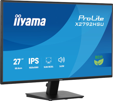 iiyama ProLite X2792HSU-B1 27" IPS Full-HD-Panel mit 4-seitigem Slim-Bezel