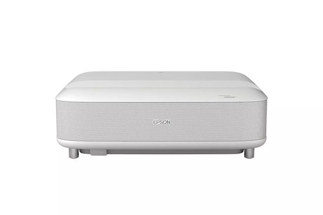 Epson Lifestudio Grand EH-LS670W 4K Smart-Laserprojektor mit Ultrakurzdistanz-Projektion, Sound by B