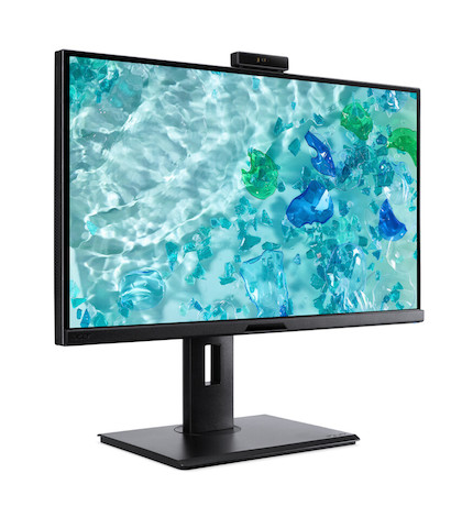 Acer Vero B278Kbemiqprcuzx 27" UHD ZeroFrame Monitor mit 5MP Webcam inkl. IR-Sensor & AI-Mikrofon -