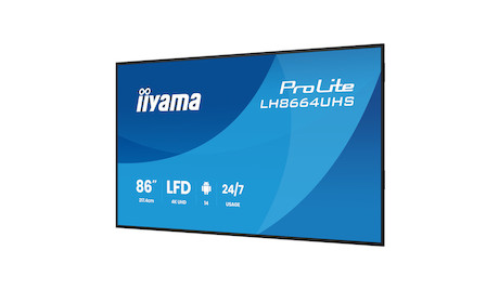 iiyama ProLite LH8664UHS-B3AG 4K UHD 86" professionelles Digital-Signage-Display