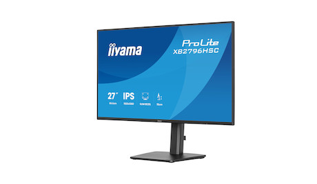 iiyama ProLite XB2796HSC-B1 27" Monitor mit 144 Hz Bildwiederholfrequenz und einem höhenverstellbare